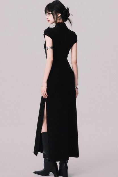 Retro Mermaid Lace Cheongsam Dress