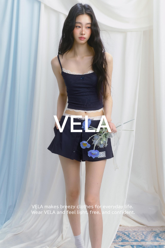 Sporty Strap Knit Top Set-Up