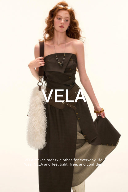 Retro Layered Slimming Dress