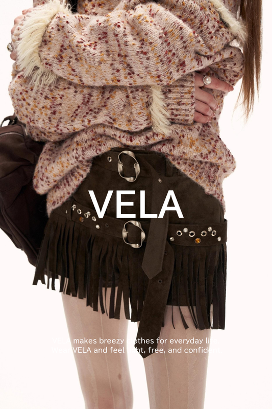 Suede Fringe Tassel Shorts