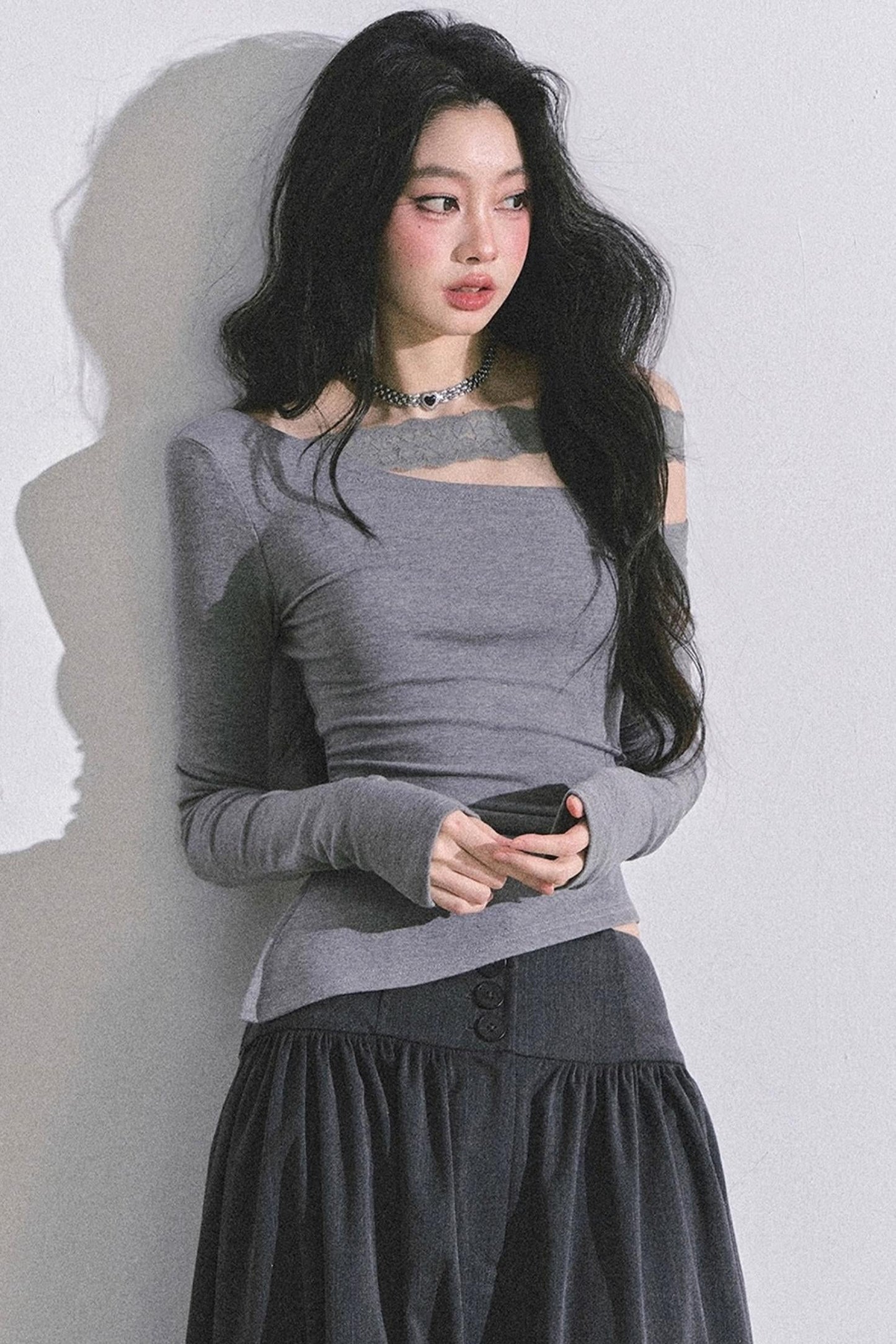 Barbaric Lace Off The Shoulder Top