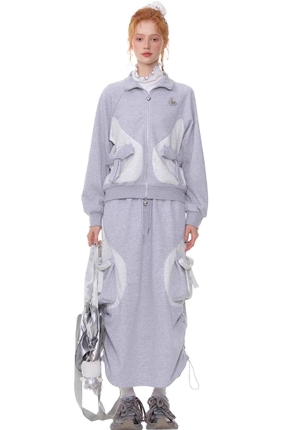 Autumn Design High Waist Skirt