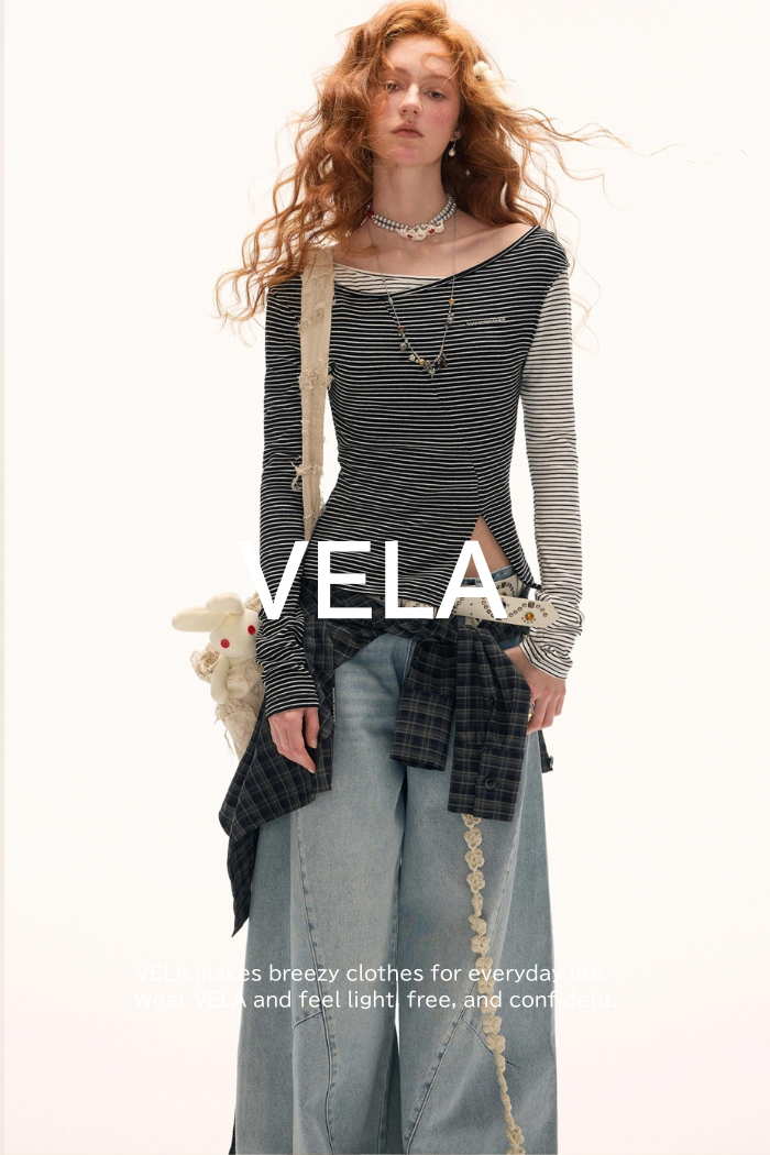 Striped Slim Long-Sleeved Top