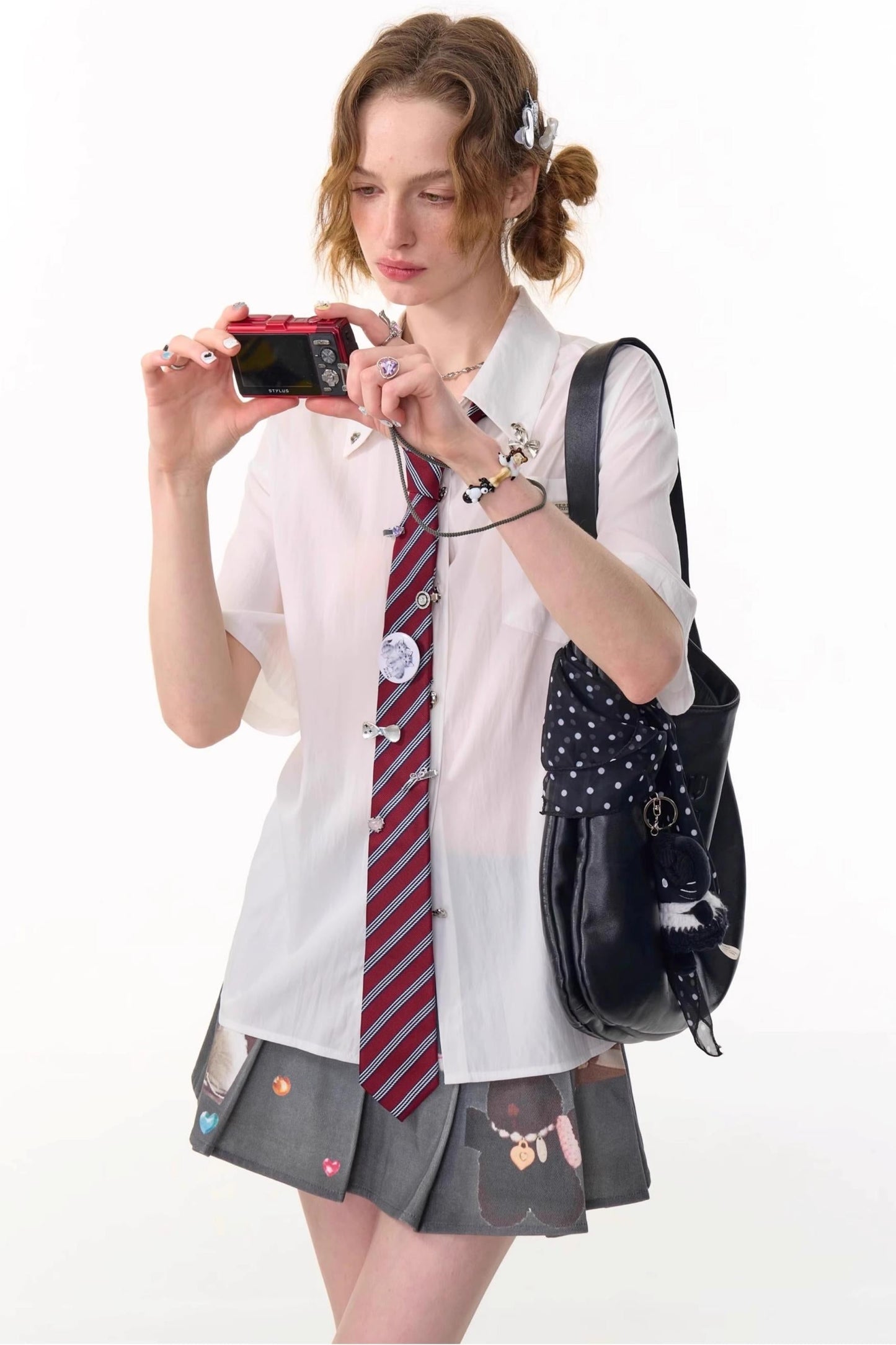 White Short Sleeve Top