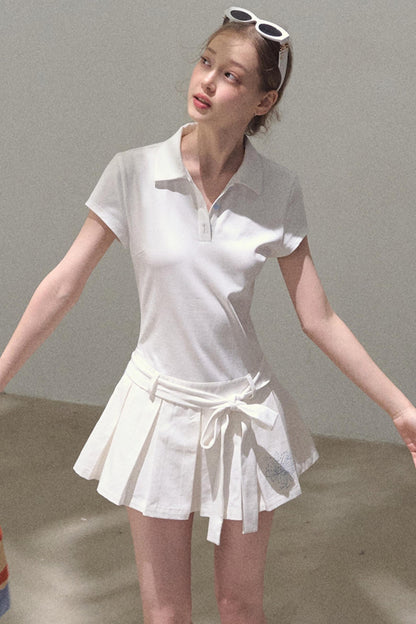 Cool Cotton Polo Skirt Set-Up