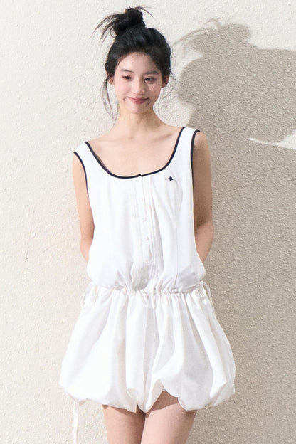 Sporty Chic Bud Skirt Dress