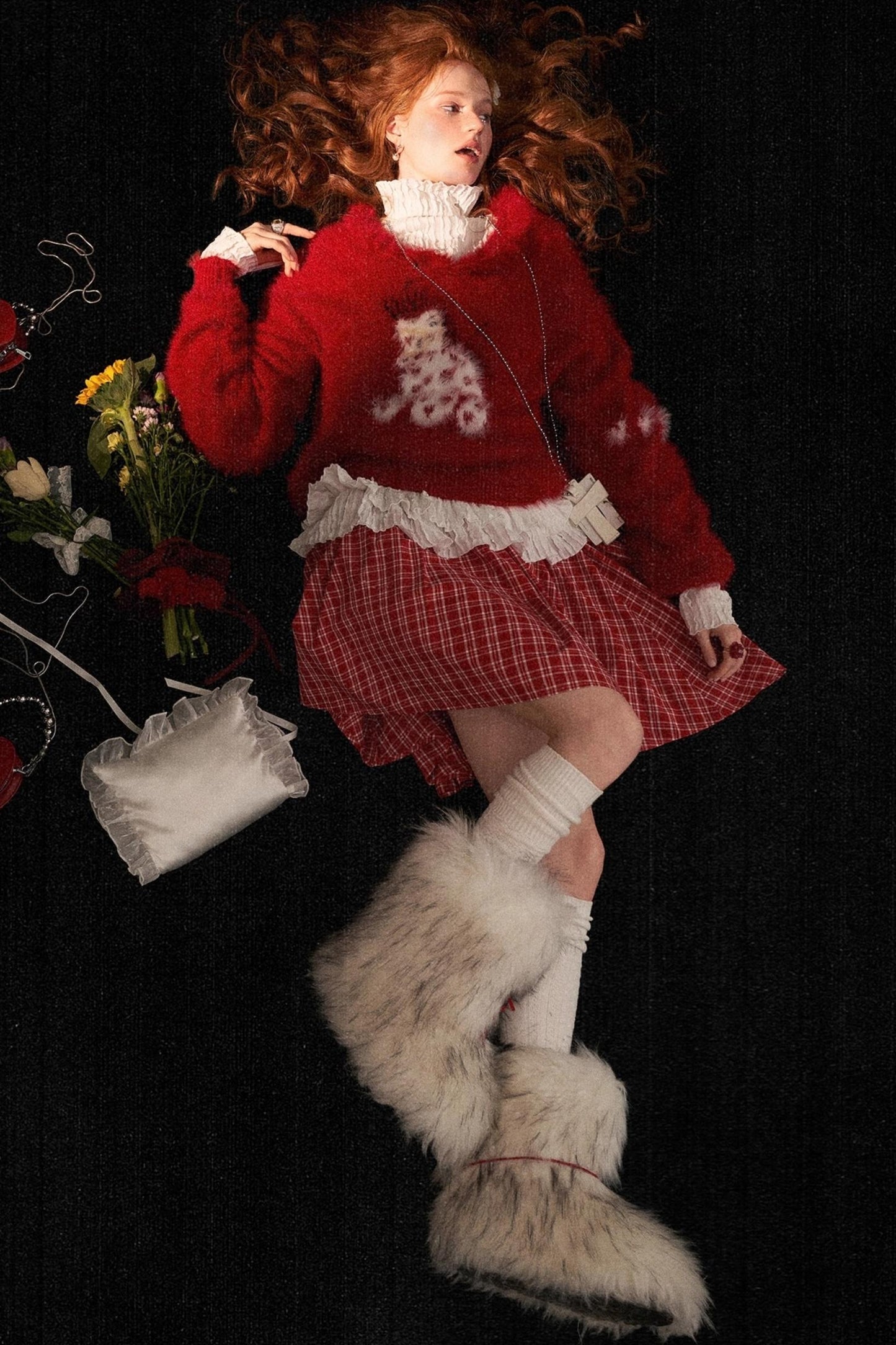 Heart Pony Knit Sweater