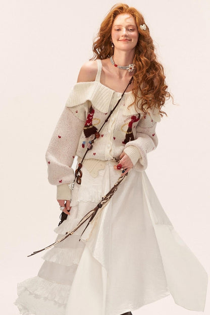 Long-Sleeved Knit Top