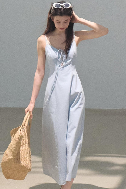 Tranquility Denim Slip Dress