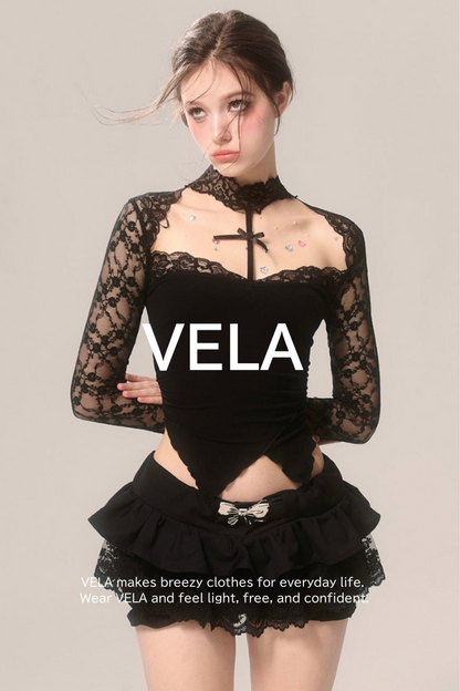 Sultry Off-Shoulder Lace Top