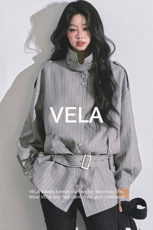 Autumn Striped Slimming Jacket