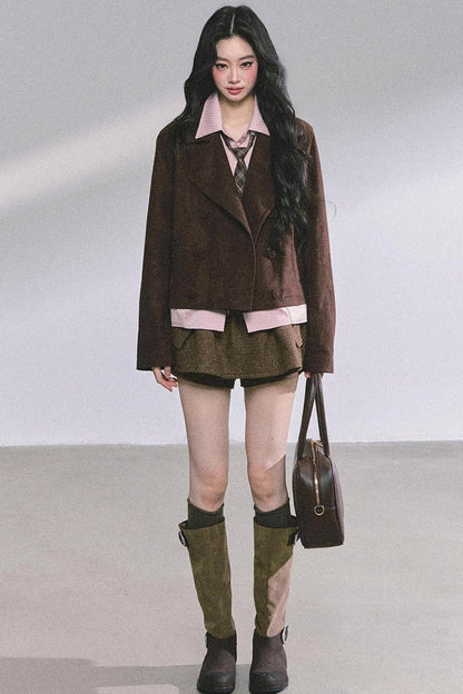 Autumn Collegiate Trench Coat