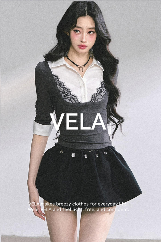 Slimming Collar Top
