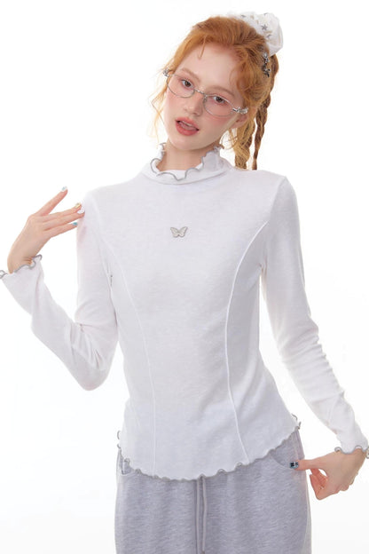 American Slim High Neck Top