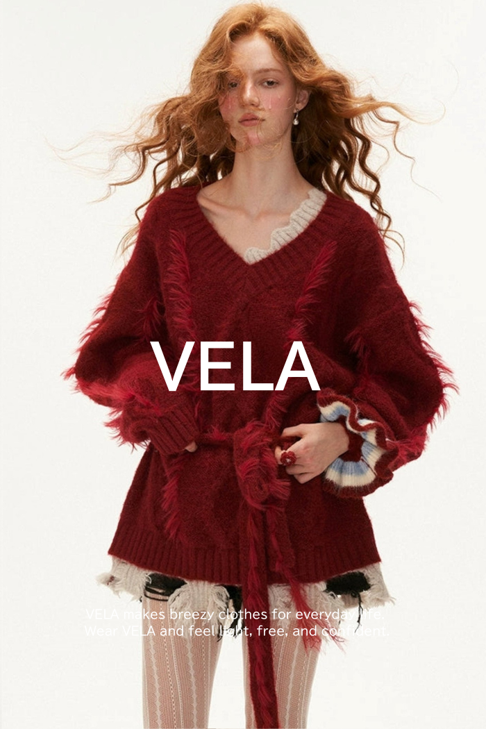 Neck Tie Twist Sweater Knit Top