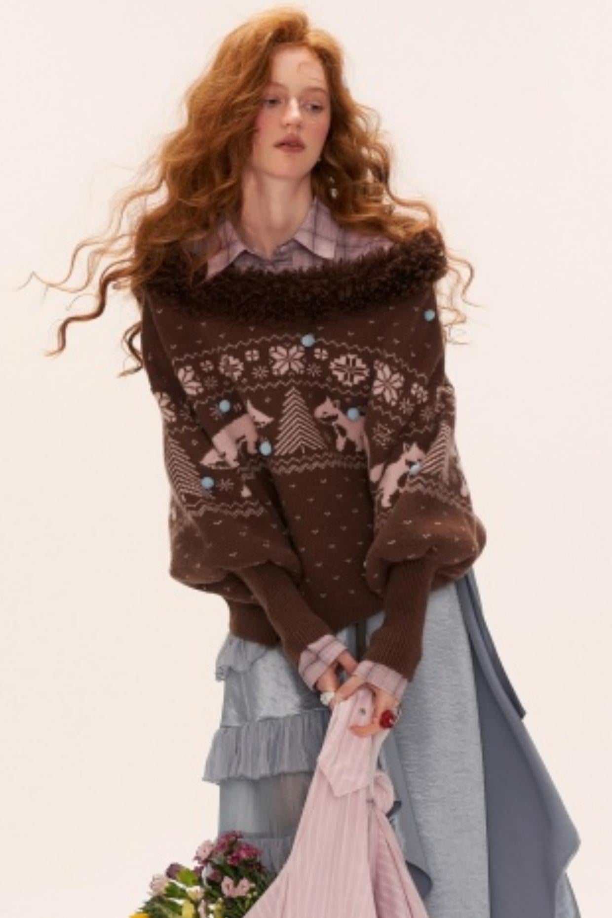 Fox Fair Island Knitted Sweater