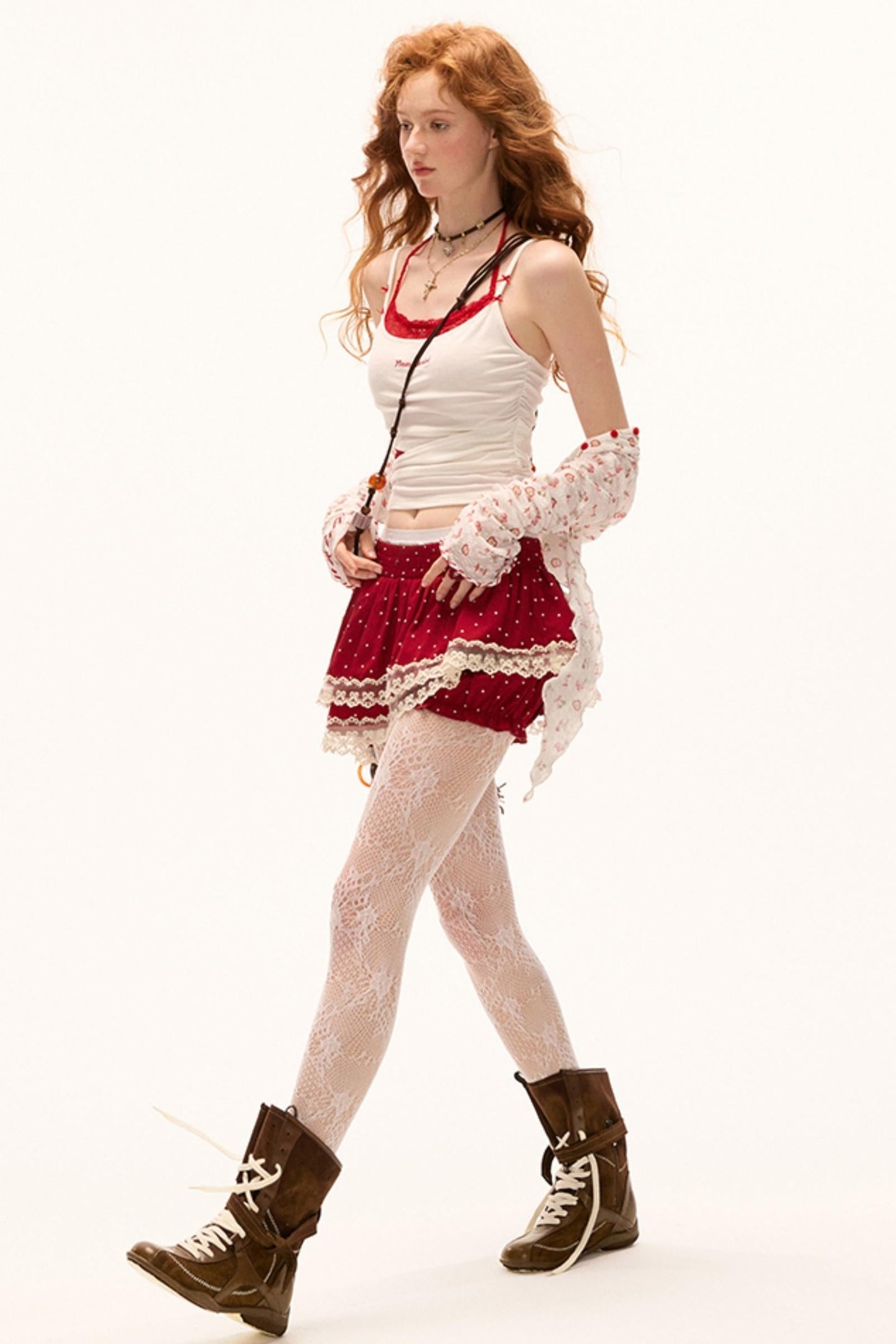 Summer Lace-Up Sleeve Tee