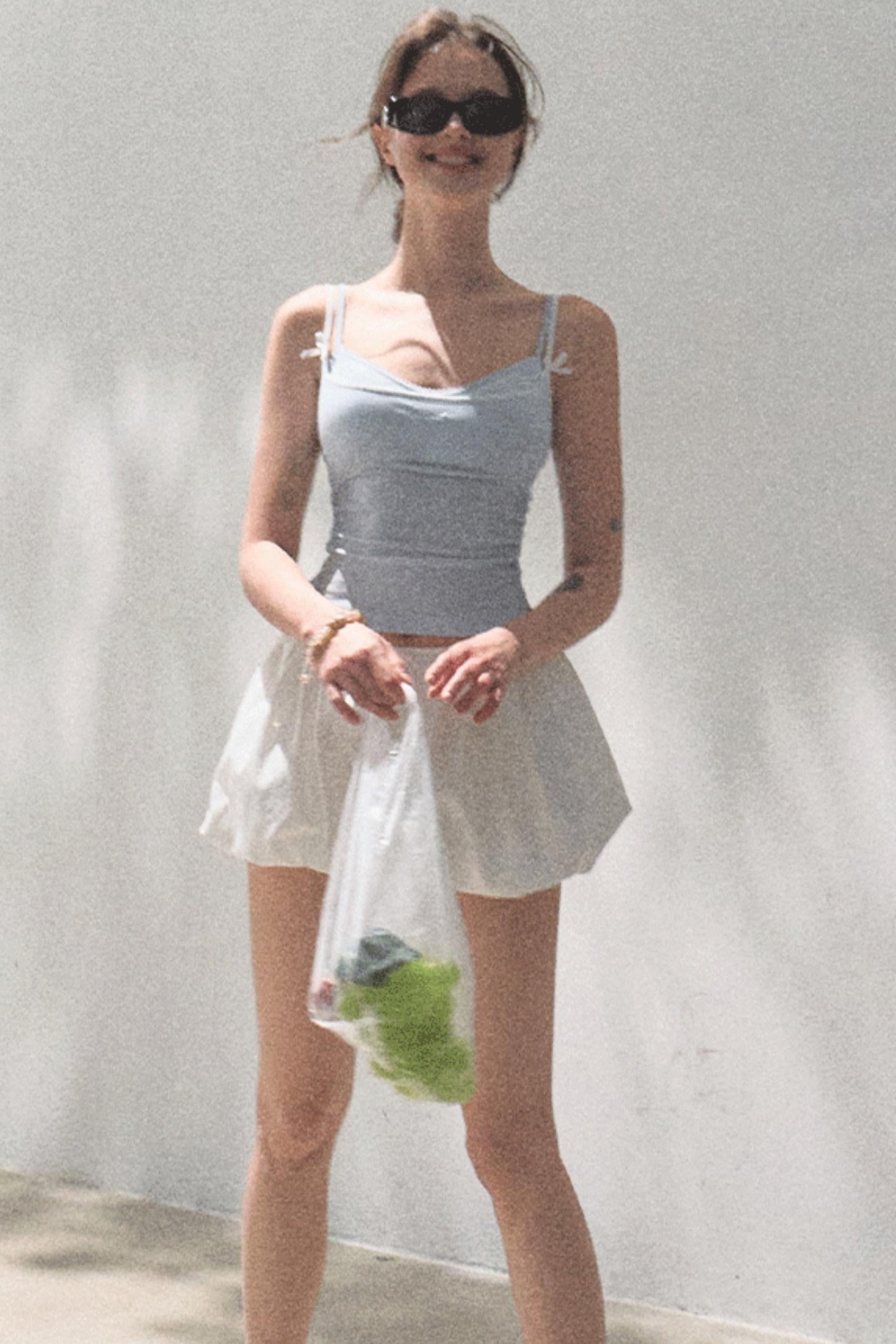 Stretch Chambray Camisole Set