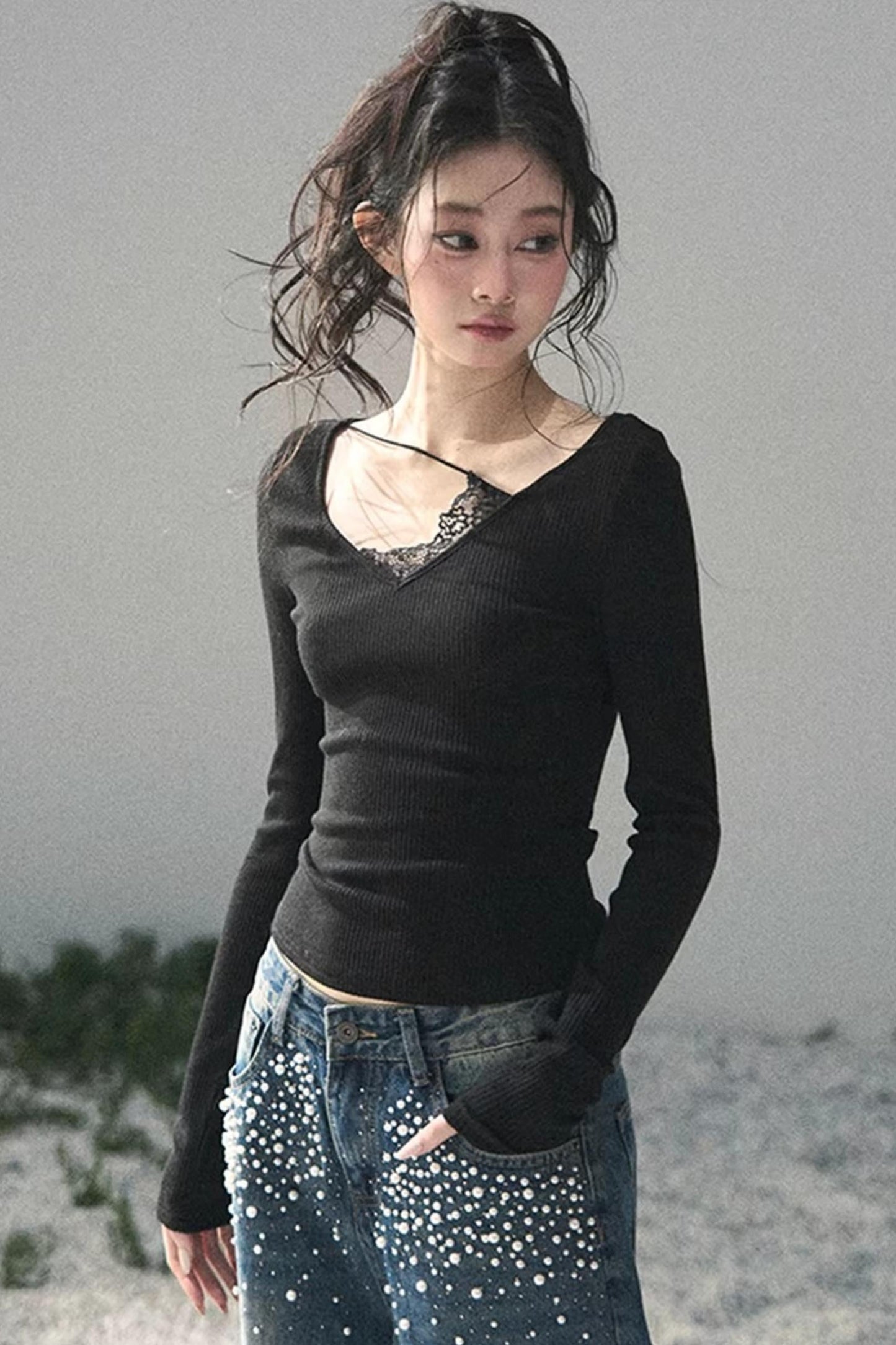 Day and Night Knitted Top