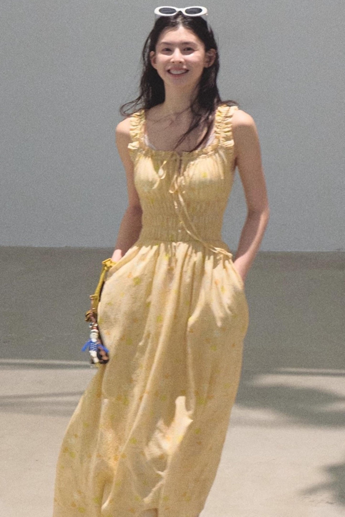 Bubbling Soda Printed Slip Dress