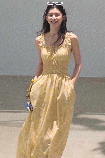 Bubbling Soda Printed Slip Dress