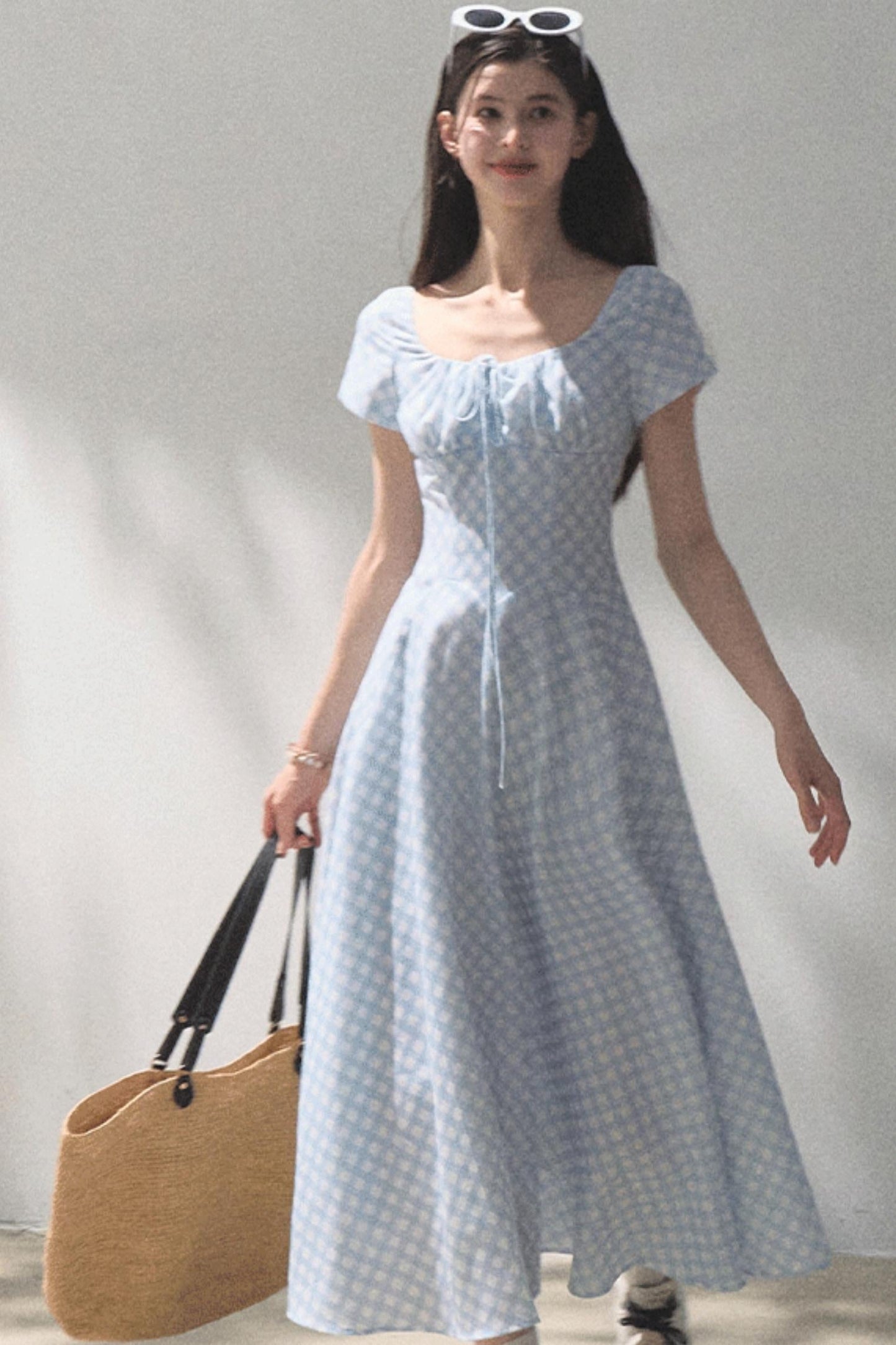 Sweet Bow Tie Mini Dress