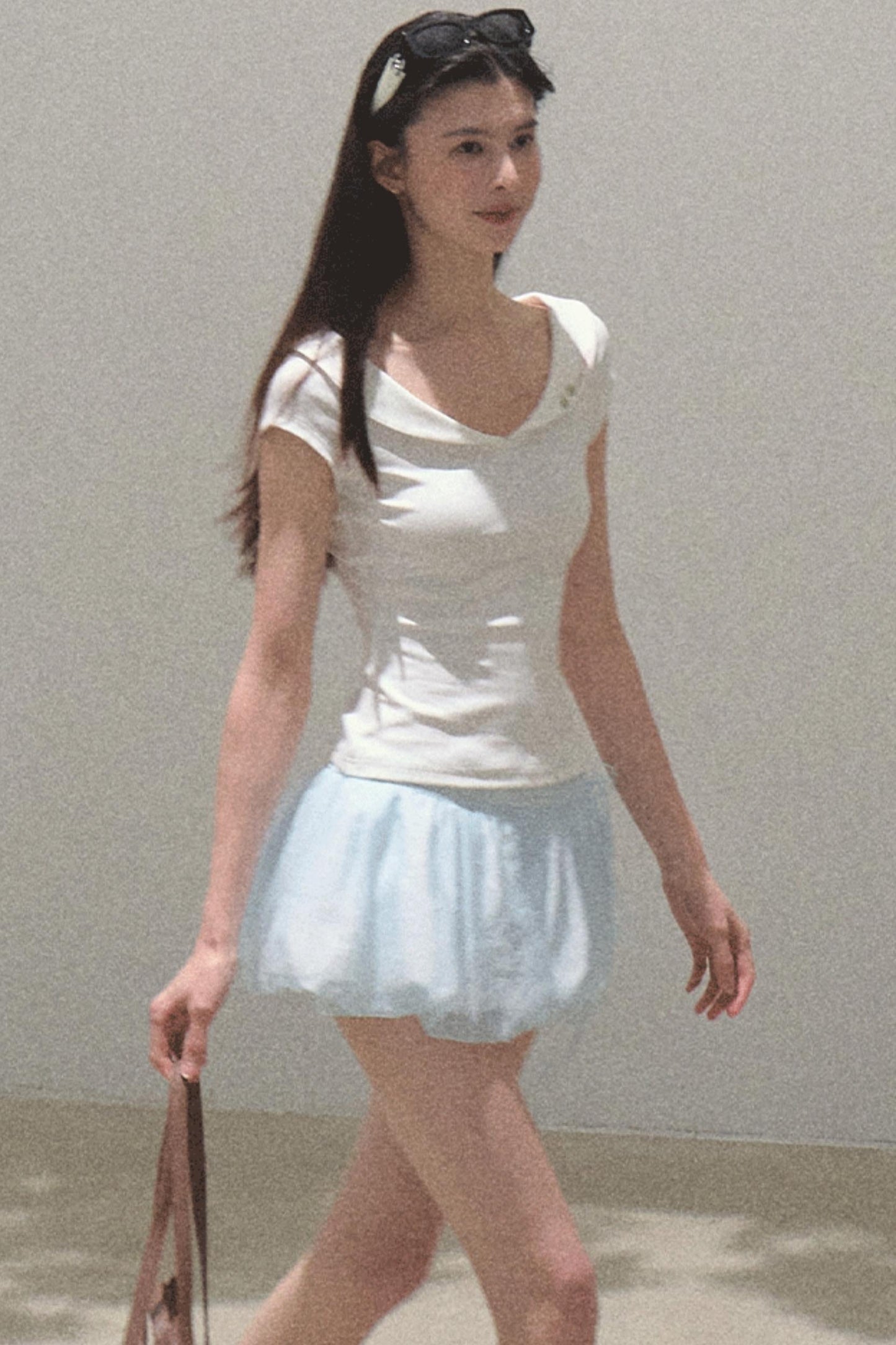 Floral Peplum Culottes Skirt Set