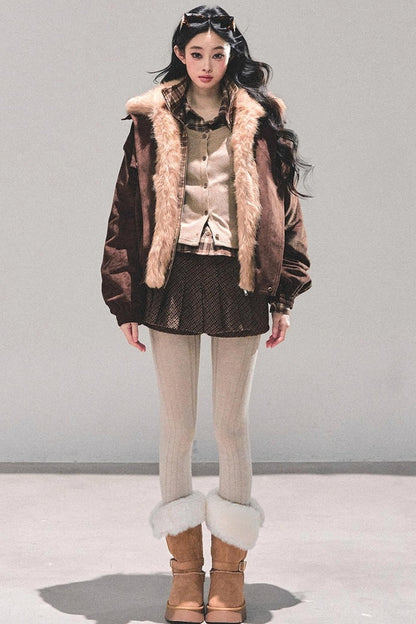 Plaid Padded Cotton Jacket