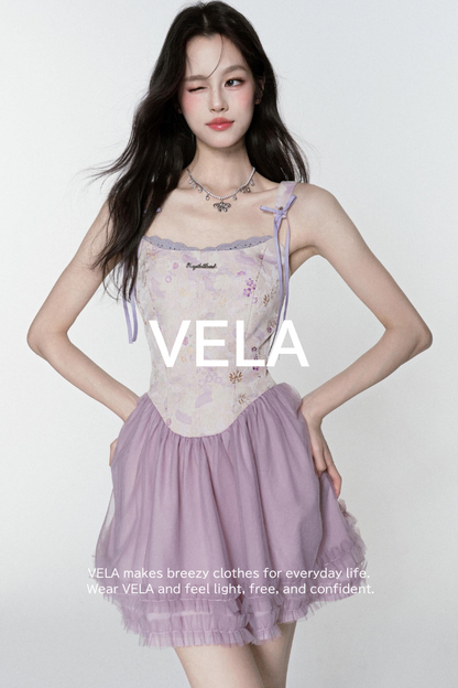 Moon Butterfly Halter Dress