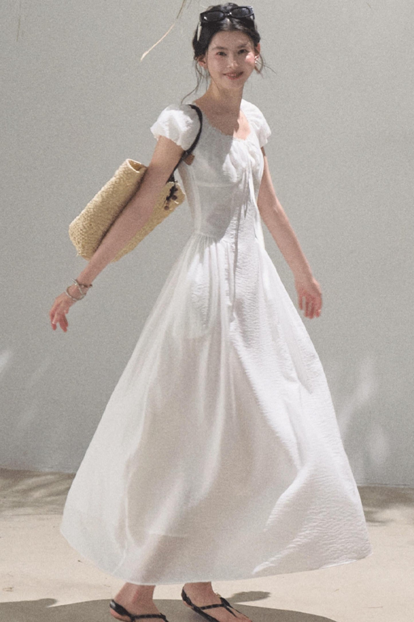 Radiant Cotton Dress