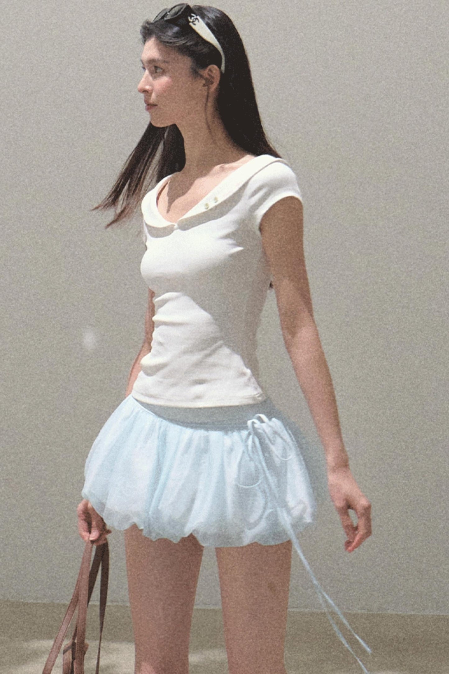 Floral Peplum Culottes Skirt Set