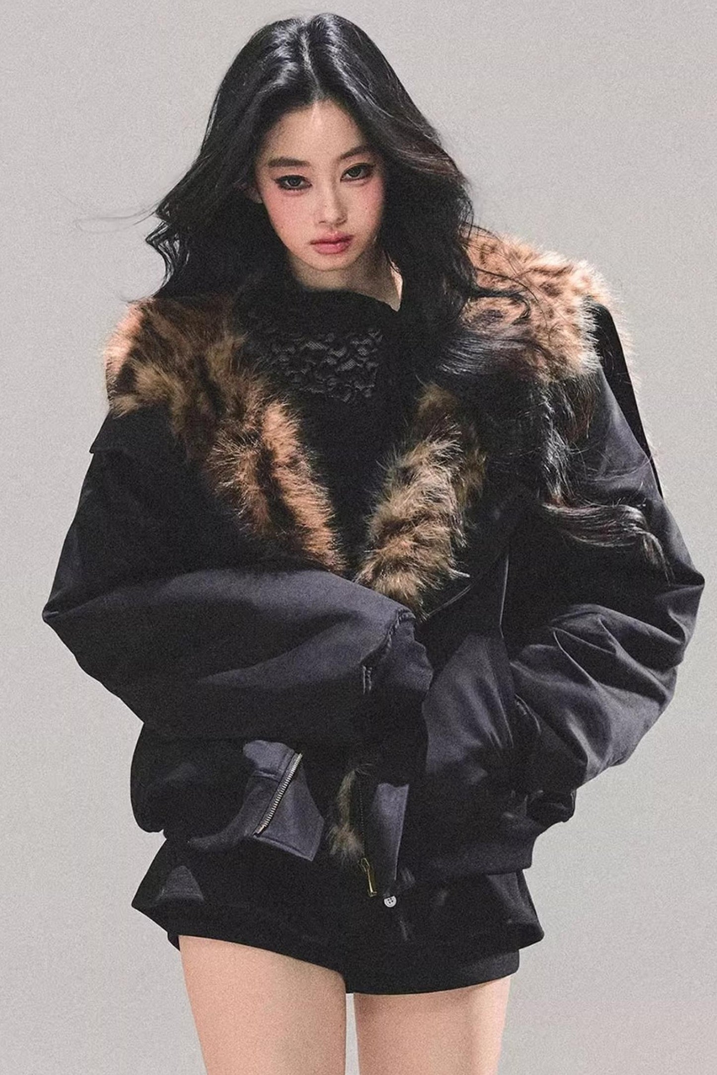 Hepburn-Style Quilted Winter Coat