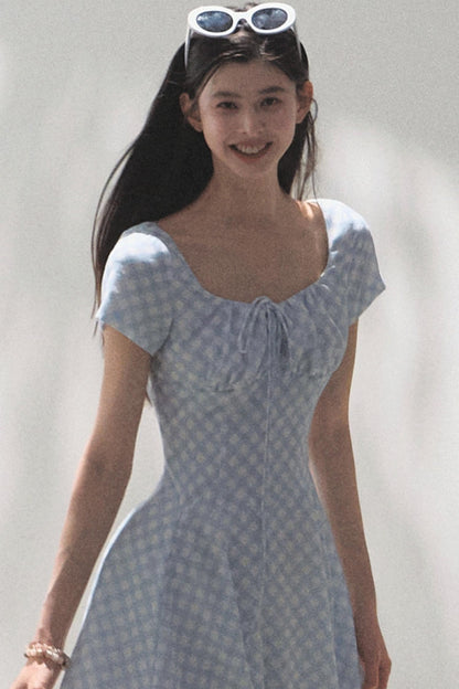 Sweet Bow Tie Mini Dress