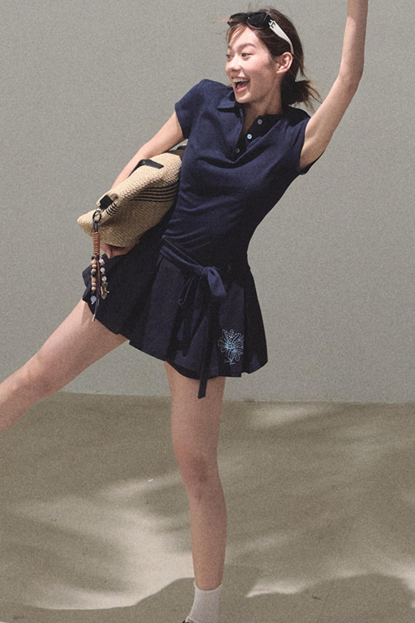 Cool Cotton Polo Skirt Set-Up