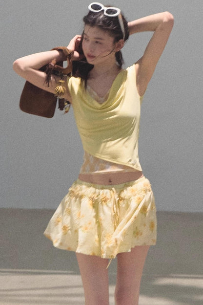 Rising Check Slim-Fit T-Shirt