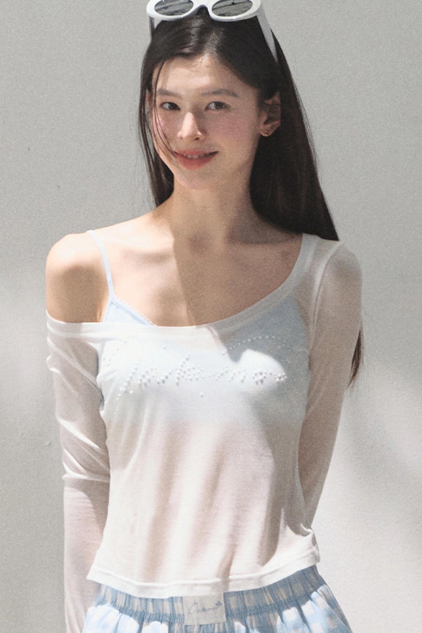 Stretch Chambray Camisole Set