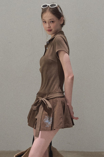 Cool Cotton Polo Skirt Set-Up