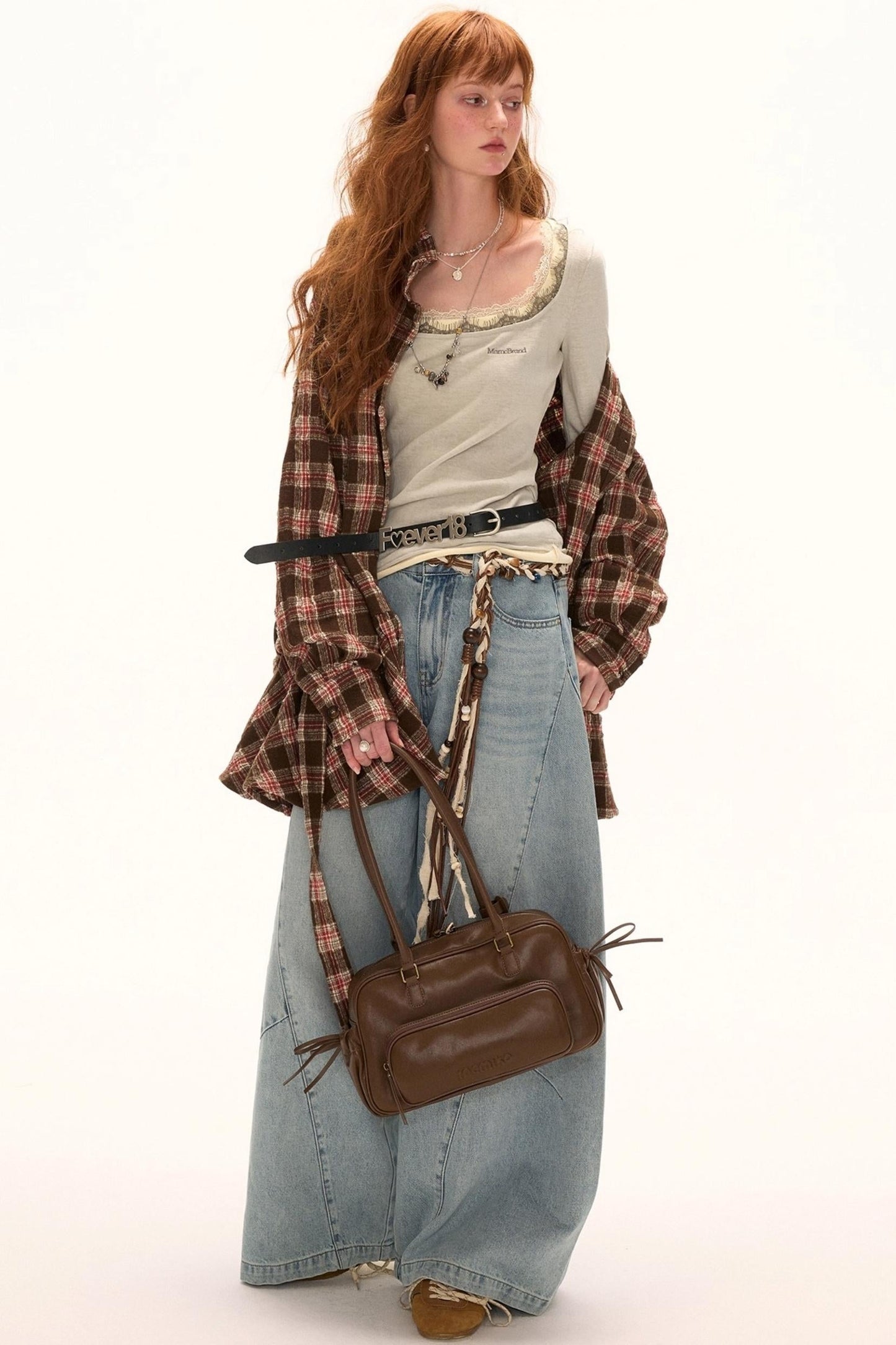 Lace Layered Long Sleeve T-Shirt