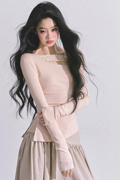 Barbaric Lace Off The Shoulder Top