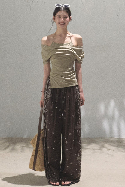 Desert One-Shoulder Top