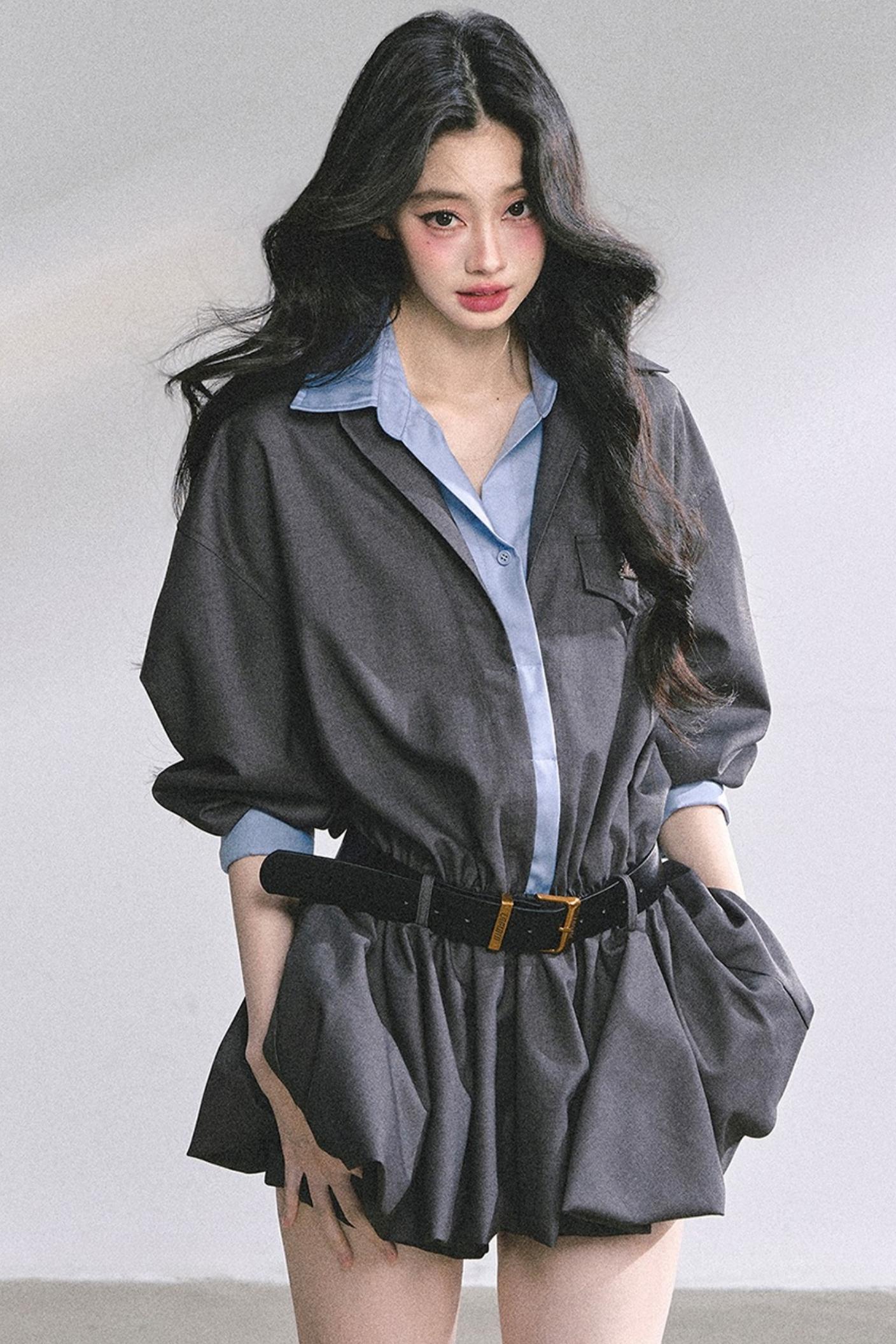 Autumn Bud Slim Dress Set-Up