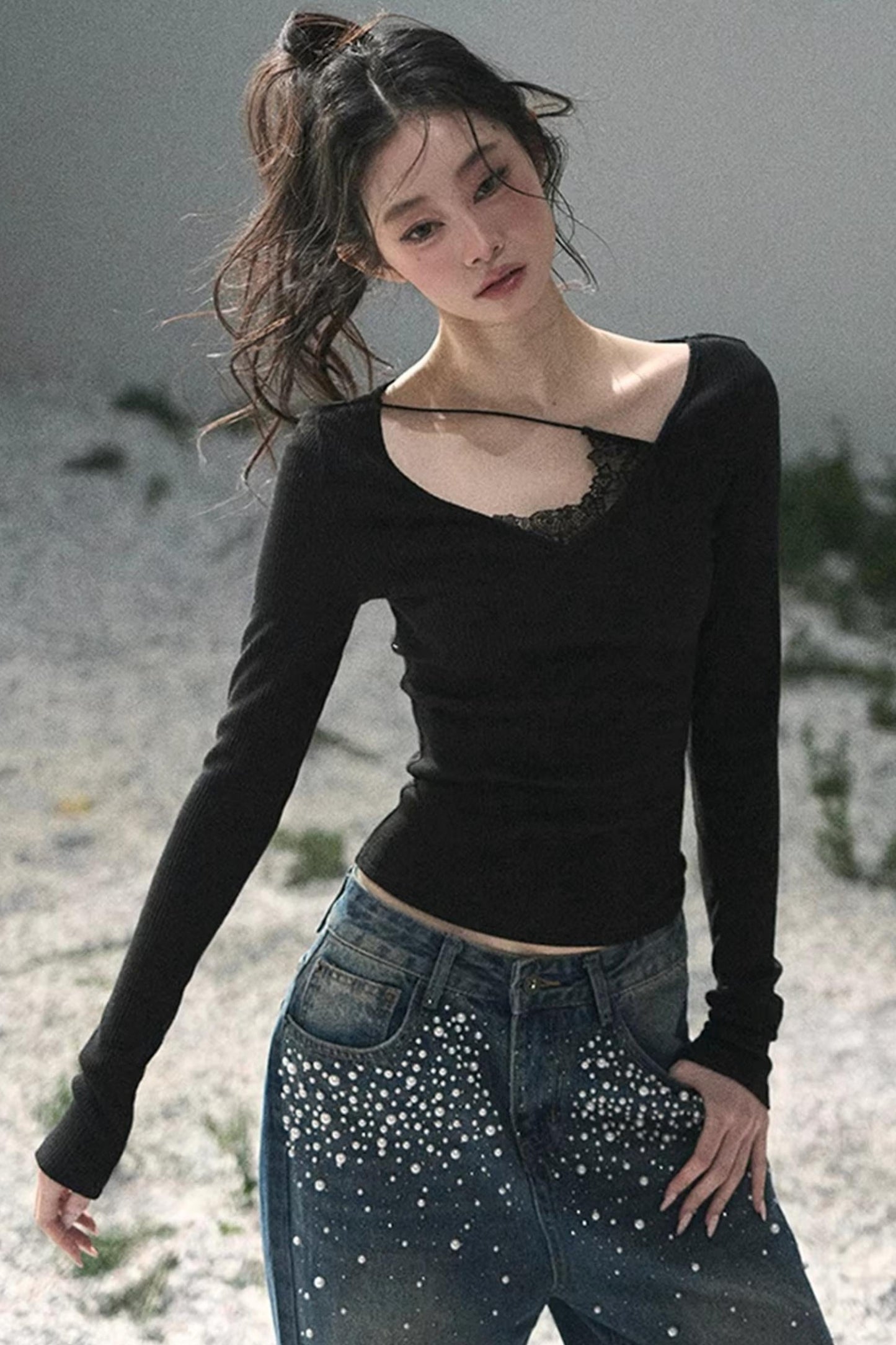 Day and Night Knitted Top
