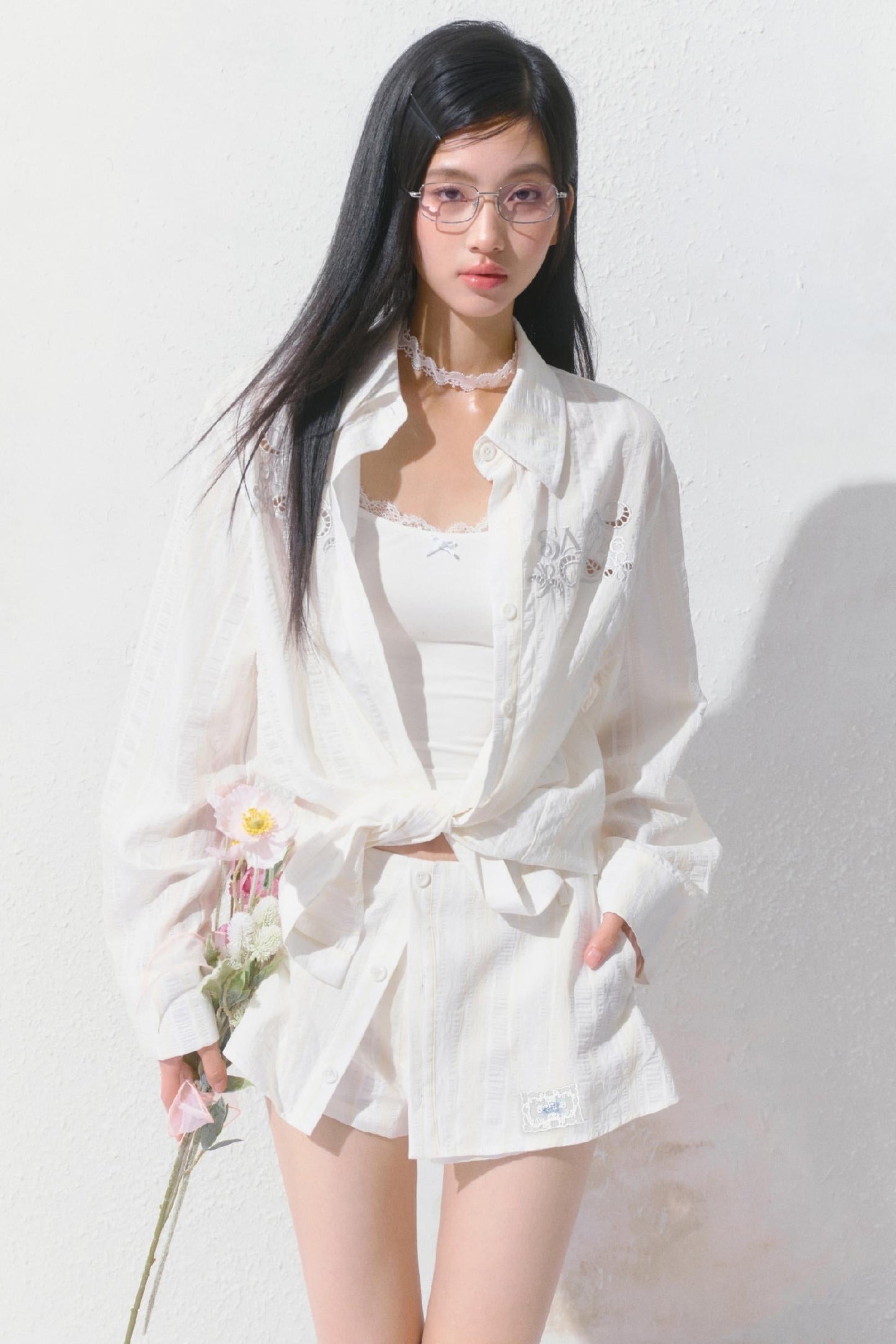 Sporty Strap Knit Top Set-Up