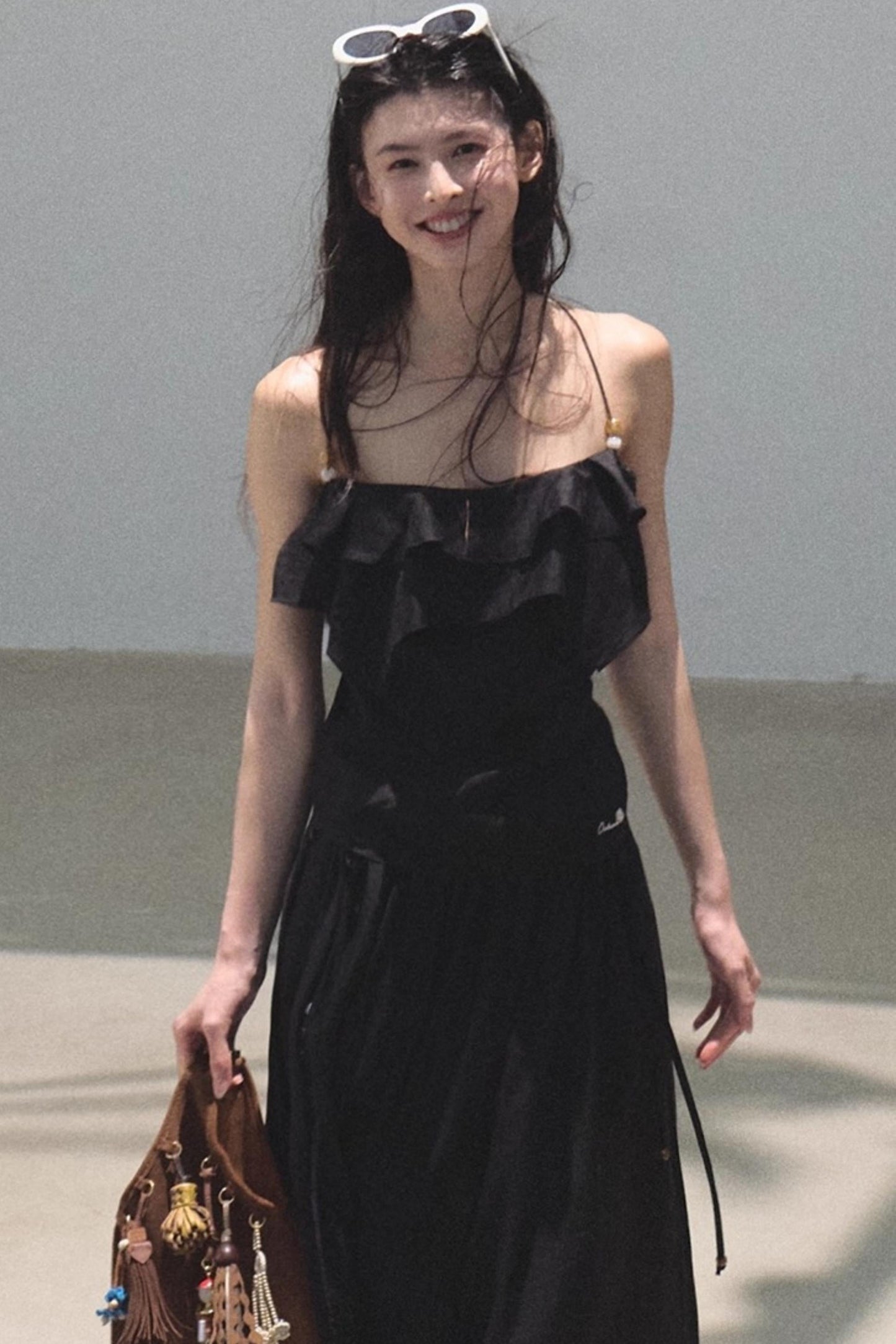 Summer Ruffled Camisole Skirt Set-Up