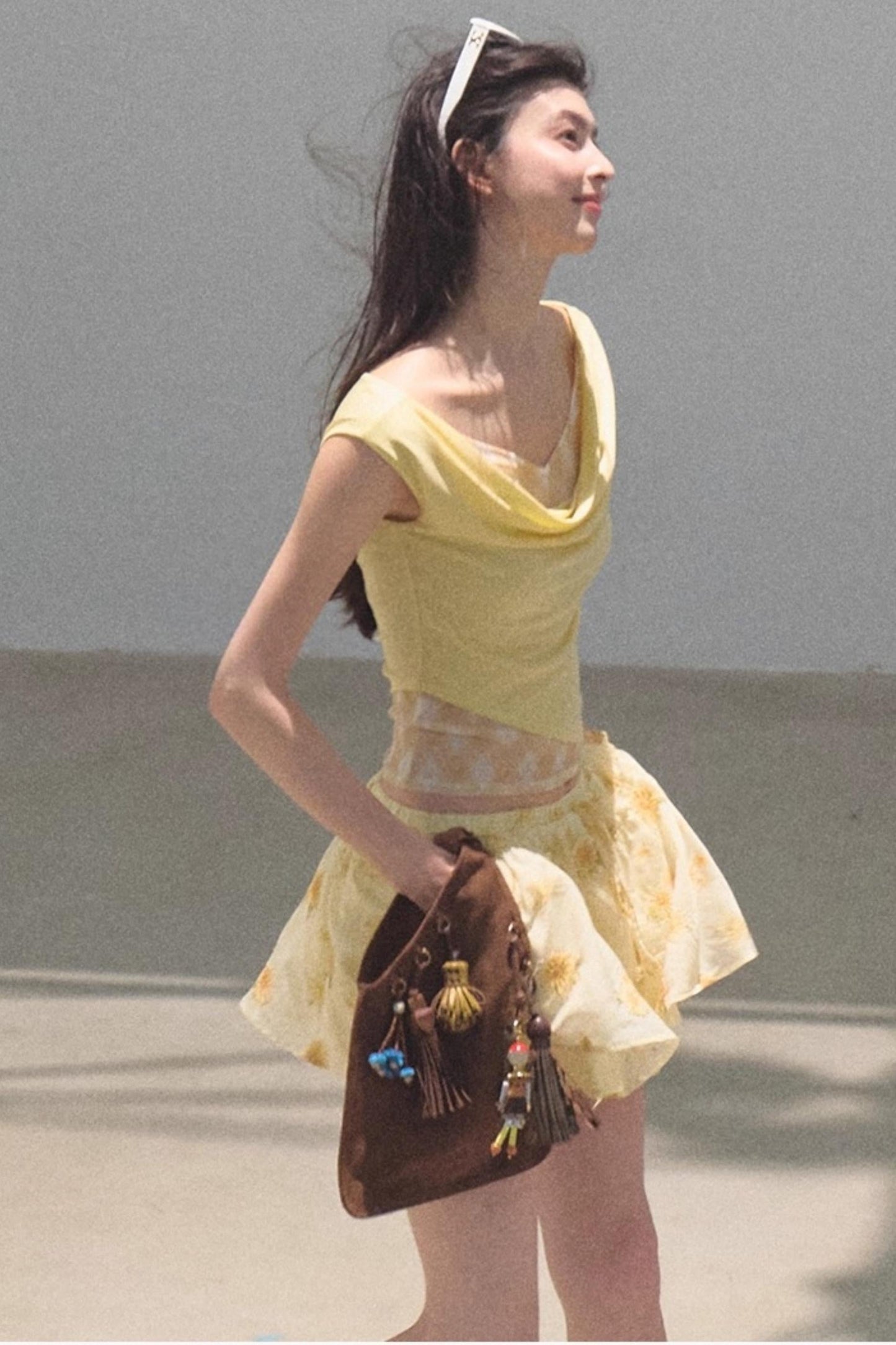 Rising Check Slim-Fit T-Shirt