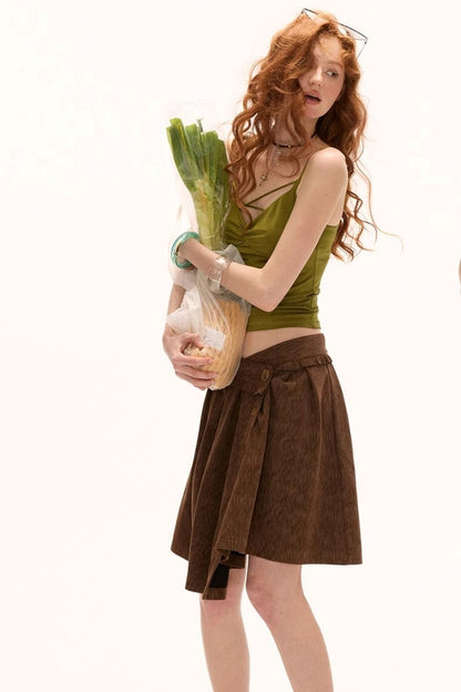 Sleek Cross-Strap Tank Top