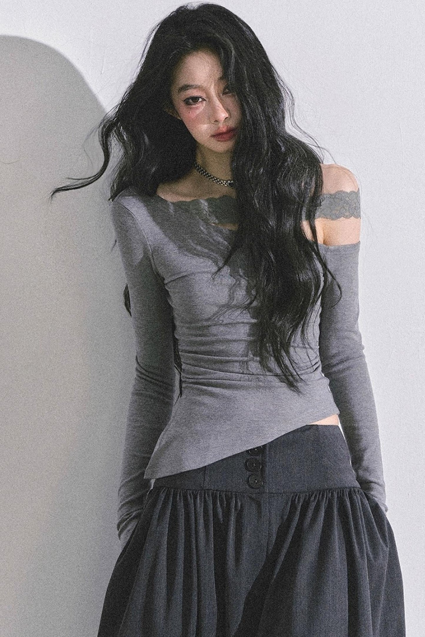Barbaric Lace Off The Shoulder Top