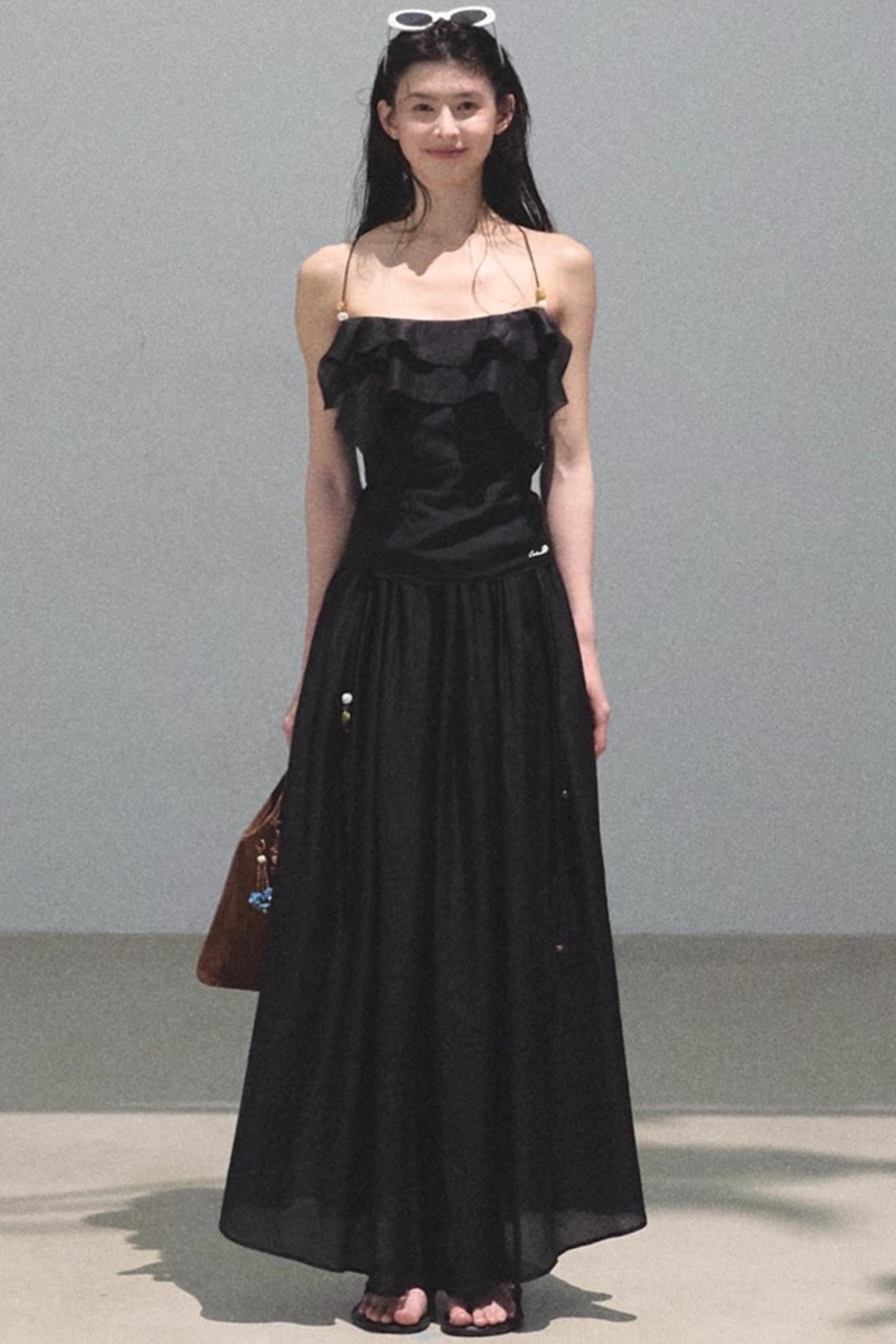 Summer Ruffled Camisole Skirt Set-Up