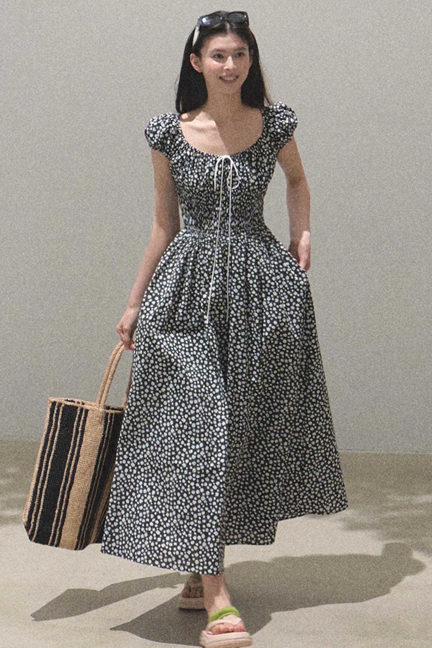 Blissful Tomato Leaf Dress