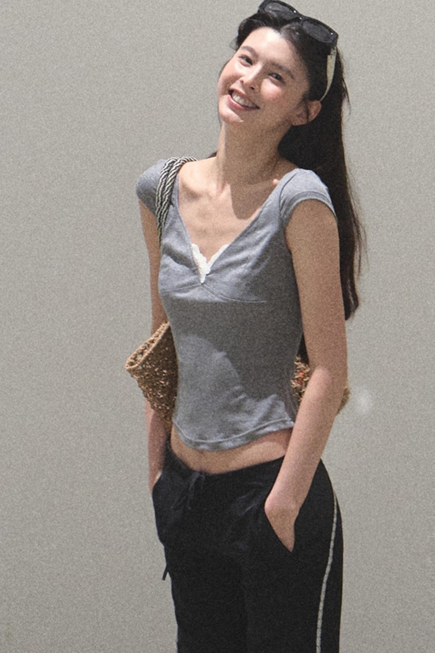 Whispering V-Neck Tee